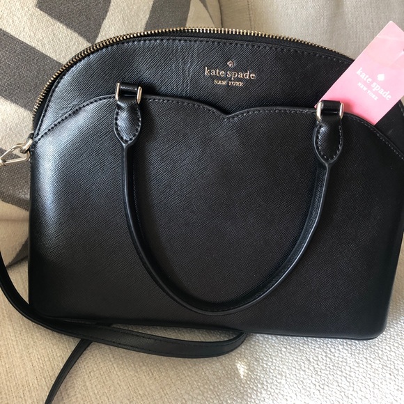 payton medium dome satchel BLACK - Picture 1 of 12